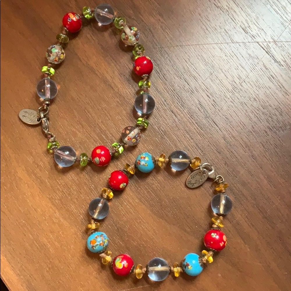 Elizabeth Errico Plaisir d’Offrir glass bracelets